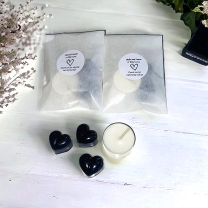 Black Hearts Wedding Favours