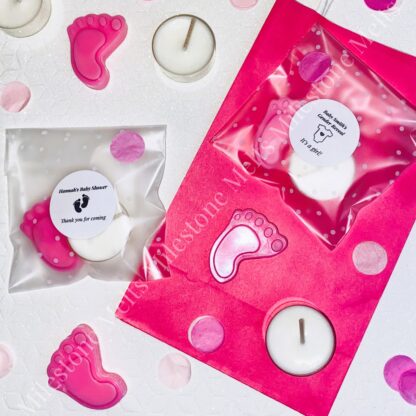 Pink Baby Feet Favours