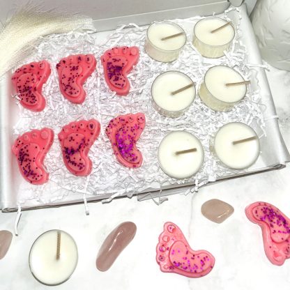 Pink Baby Feet Gift Box