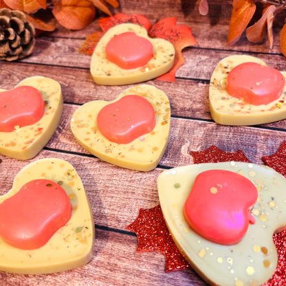 Hot Baked Apple Pie Heart