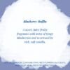 Blueberry Muffin Wax Melt Heart - Image 3