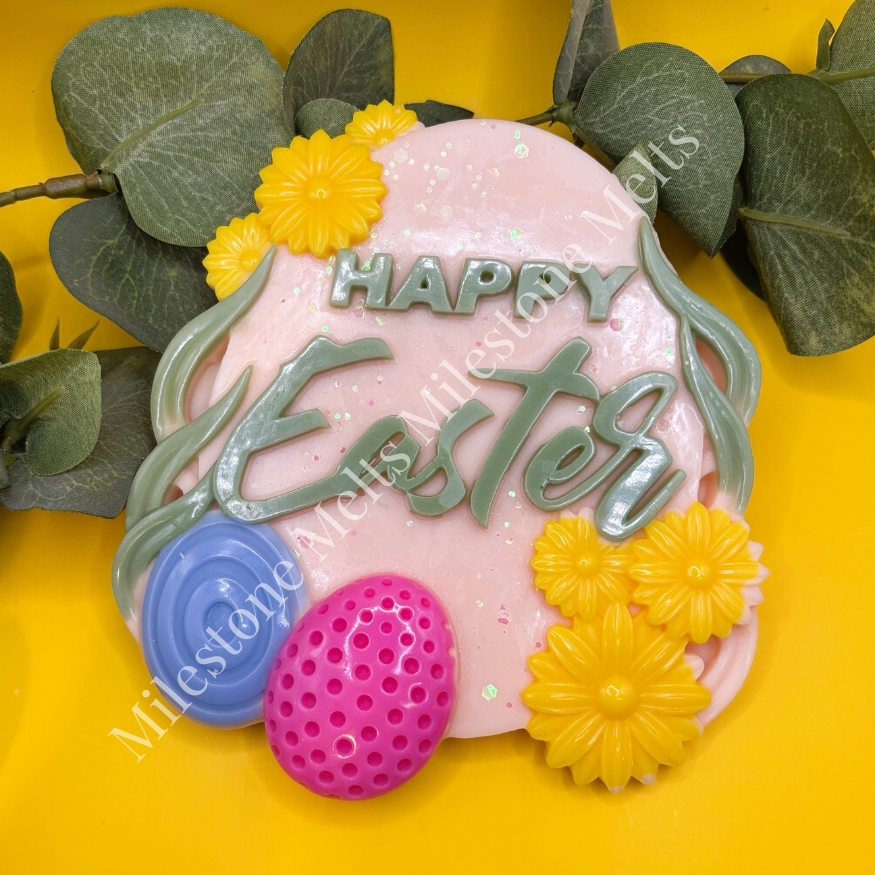 April 2025: Spring has Sprung.... 4 Butterfly Hugs Happy Easter Slab