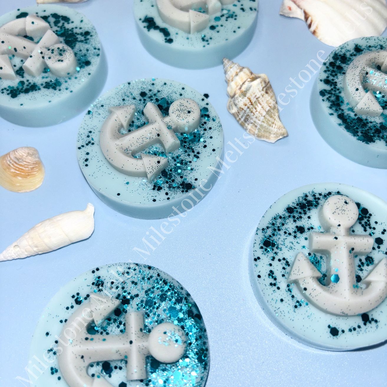 June Monthly Melts Box – On Scented Tides 5 Ocean Escape Anchor Melt