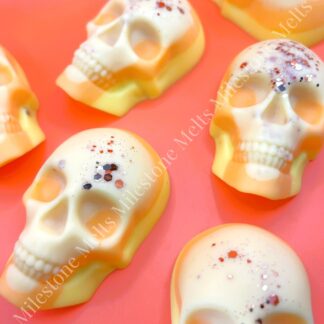 Sun Kissed Mandarin and Peach Skull