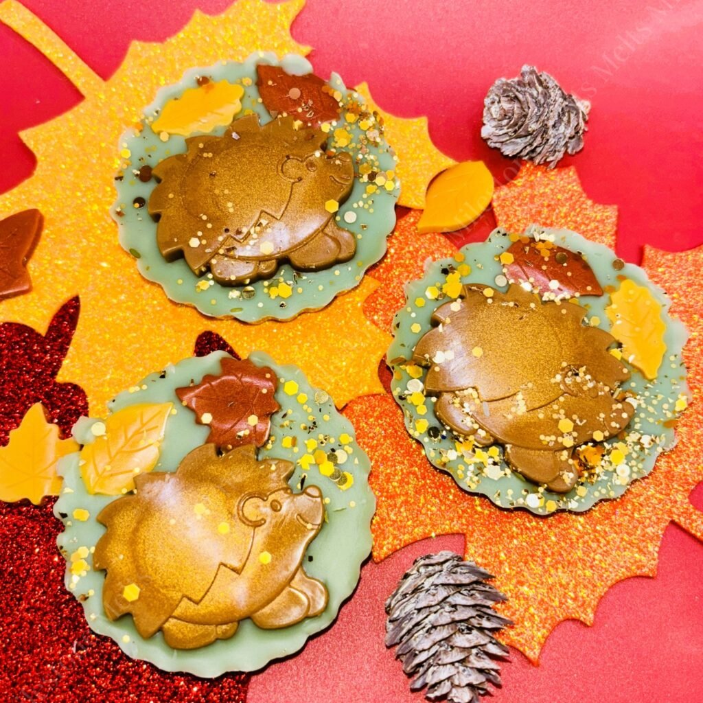 Seasonal wax melts for autumn in cosy fruit and spice aromas