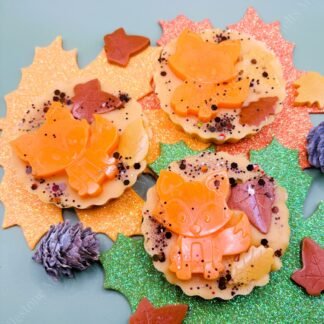 Seasonal wax melts for autumn in cosy fruit and spice aromas