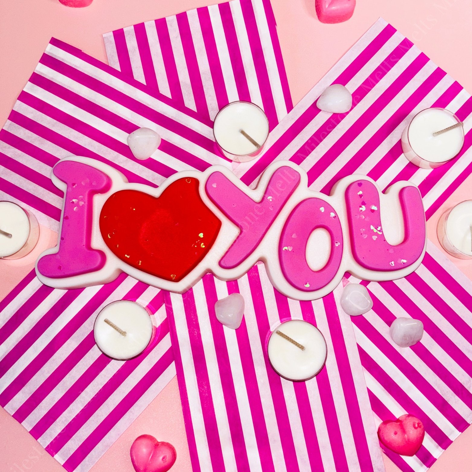 I Love You Giant Wax Melt Snap Bar: CUSTOMISABLE 1 I Love You Giant Wax Melt Snap Bar: CUSTOMISABLE