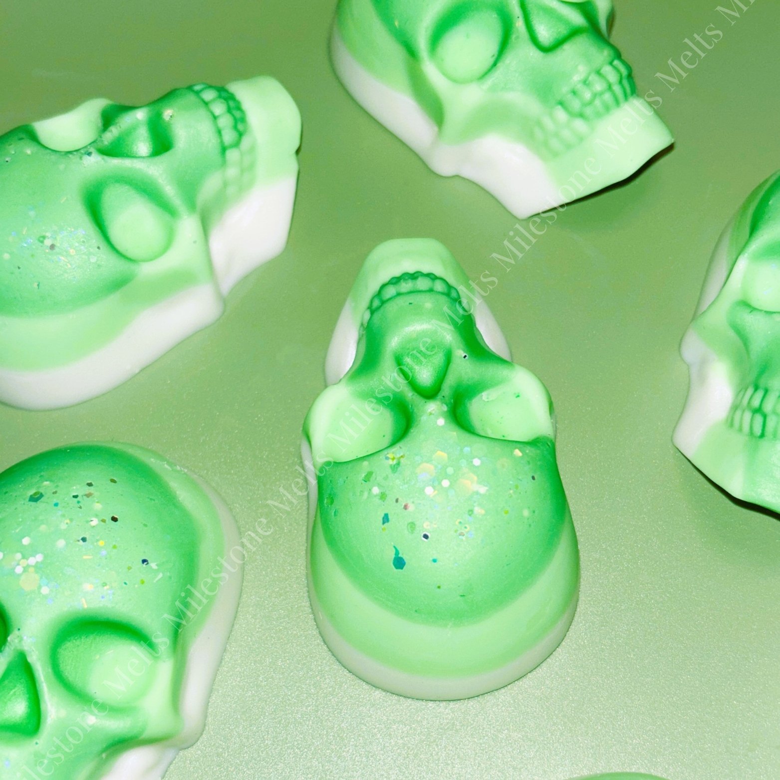 Basket of Apples Wax Melt Skull 1 Basket of Apples Wax Melt Skull