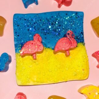 Fried Peaches Flamingo Beach Wax Melt Slab