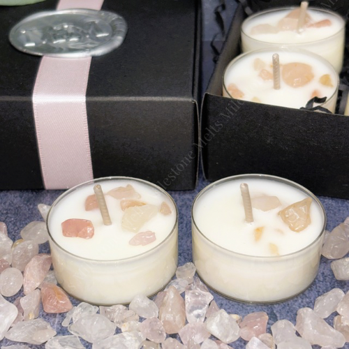 Love - Rose and Vanilla Scented Tealights Box 2 Love - Rose and Vanilla Scented Tealights Box - Image 2