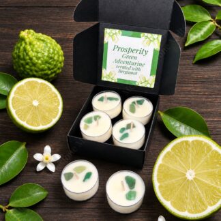 Prosperity - Bergamot Scented Tealights Box