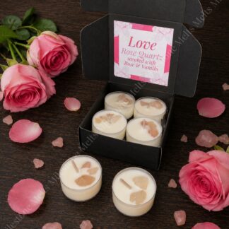 Love - Rose and Vanilla Scented Tealights Box