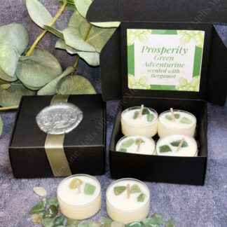 Prosperity - Bergamot Scented Tealights Box