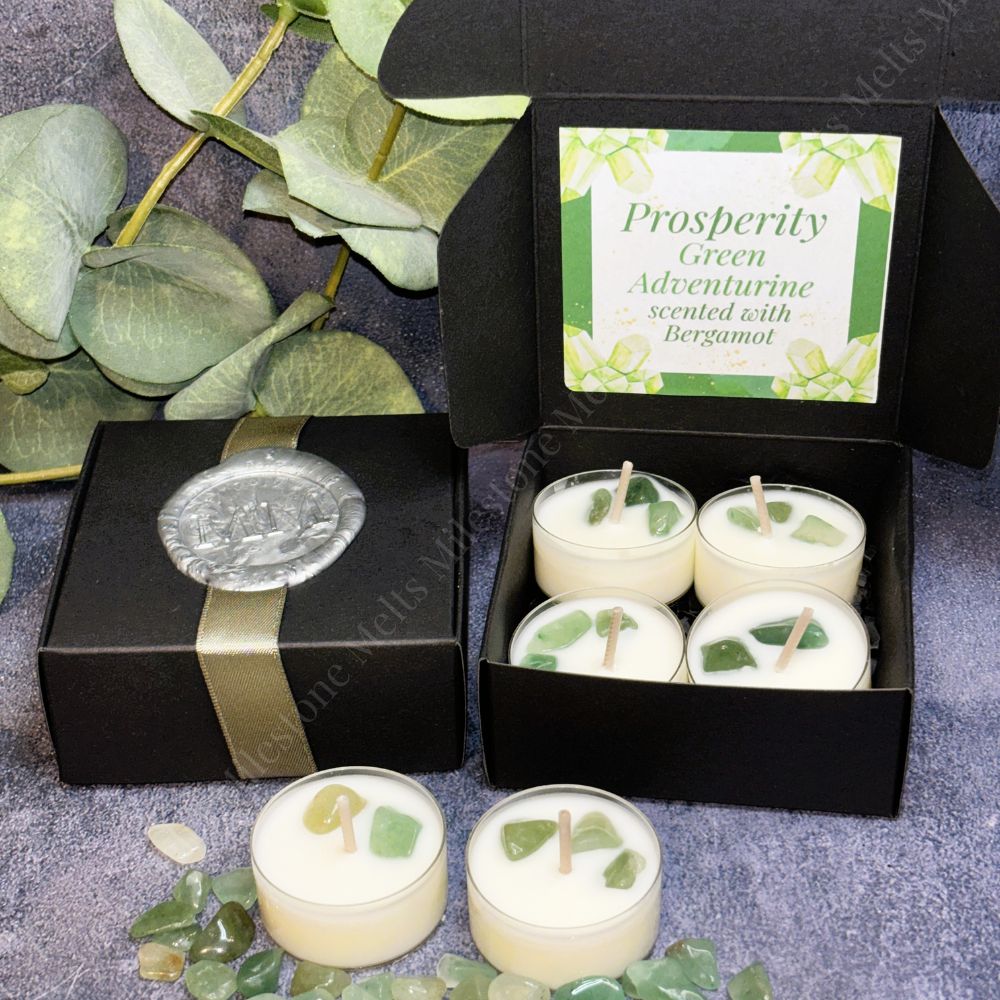 Prosperity - Bergamot Scented Tealights Box 1 Prosperity - Bergamot Scented Tealights Box